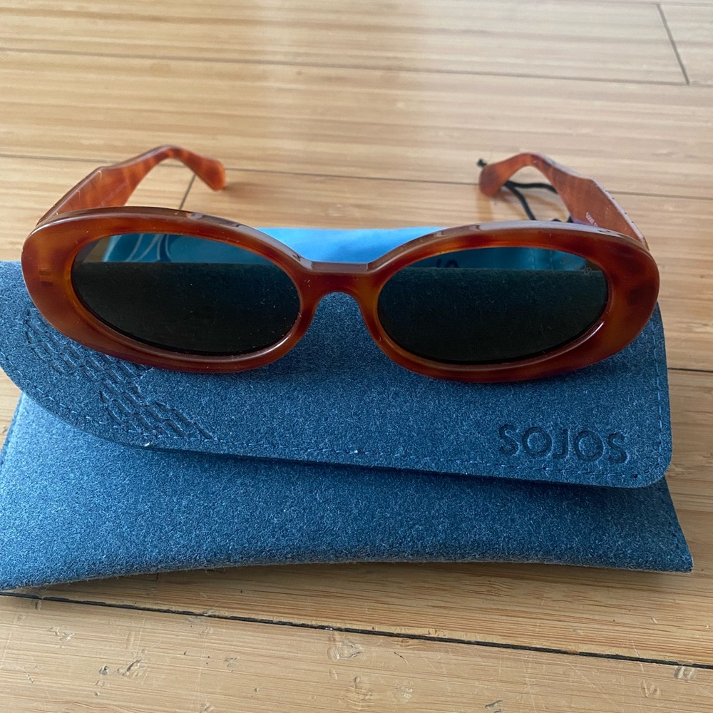 Sojos Tortoise Shell Sunglasses with Case